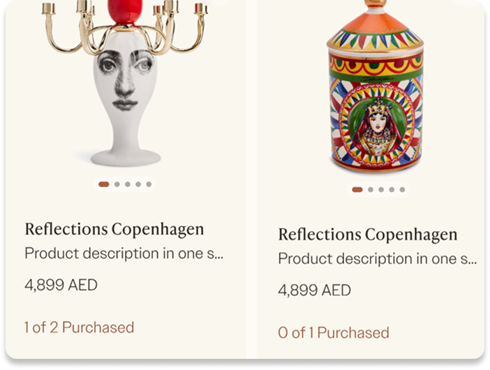 Guest view of the registry showing available items with purchase status